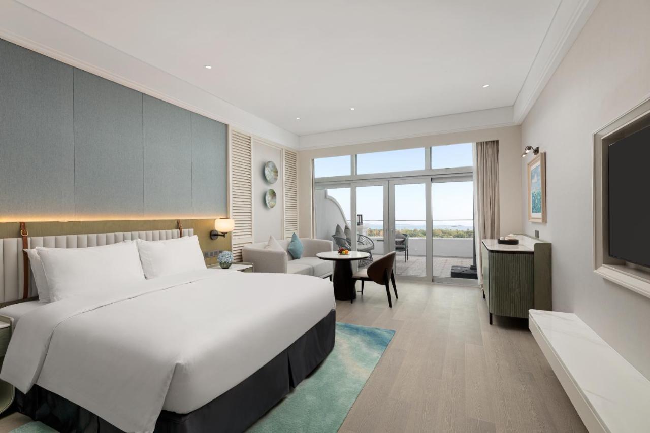 Xiamen International Seaside Hotel -Hotel Corridor Leads To The Stone Exhibition Hall Exteriér fotografie