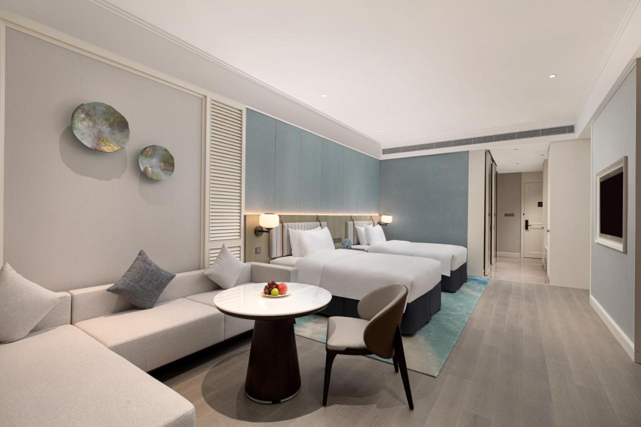 Xiamen International Seaside Hotel -Hotel Corridor Leads To The Stone Exhibition Hall Exteriér fotografie