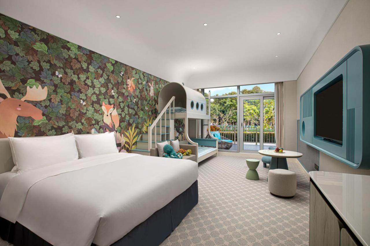 Xiamen International Seaside Hotel -Hotel Corridor Leads To The Stone Exhibition Hall Exteriér fotografie