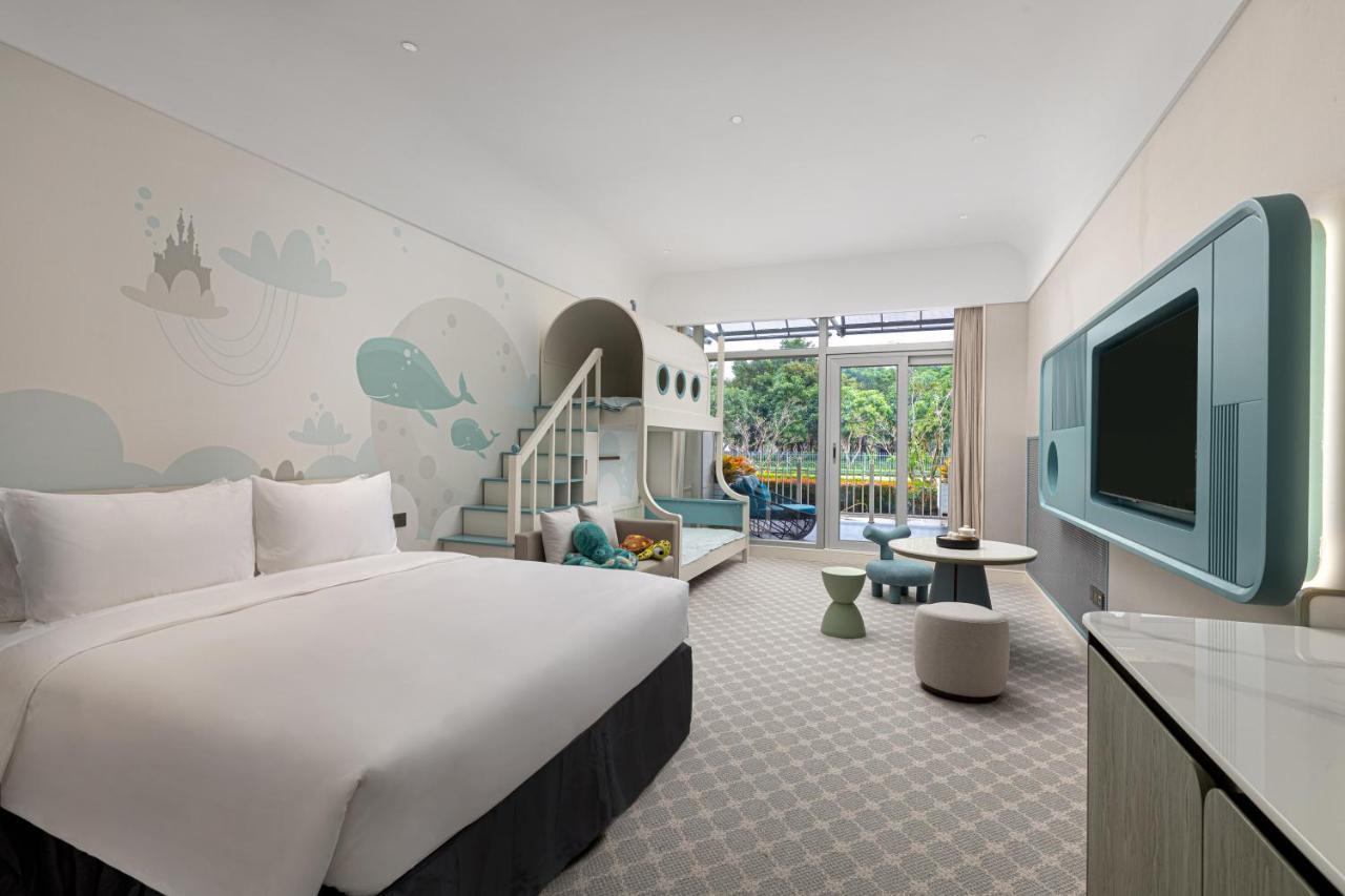 Xiamen International Seaside Hotel -Hotel Corridor Leads To The Stone Exhibition Hall Exteriér fotografie